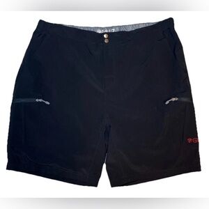 Gillz Shorts Mens 2XL 36x8.5 Black Cargo Performance Fishing Outdoor Hiking
